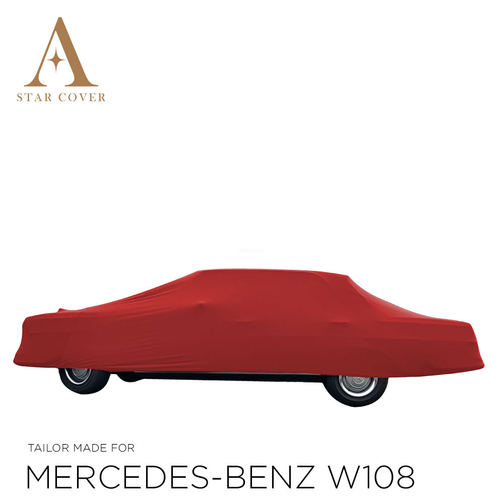 Mercedes-Benz W108 / W109 Cabrio Indoor Autoabdeckung - Maßgeschneidert -  Schwarz