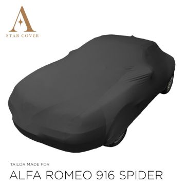 Alfa Romeo 916 Spider Indoor Abdeckung - Maßgeschneidert - Schwarz