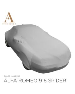 Alfa Romeo 916 Spider Indoor Autoabdeckung - Maßgeschneidert - Silbergrau