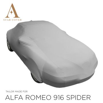 Alfa Romeo 916 Spider Indoor Autoabdeckung - Maßgeschneidert - Silbergrau